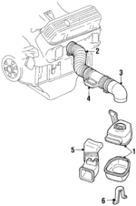 25007866 - : Air Flow Tube for GM Image