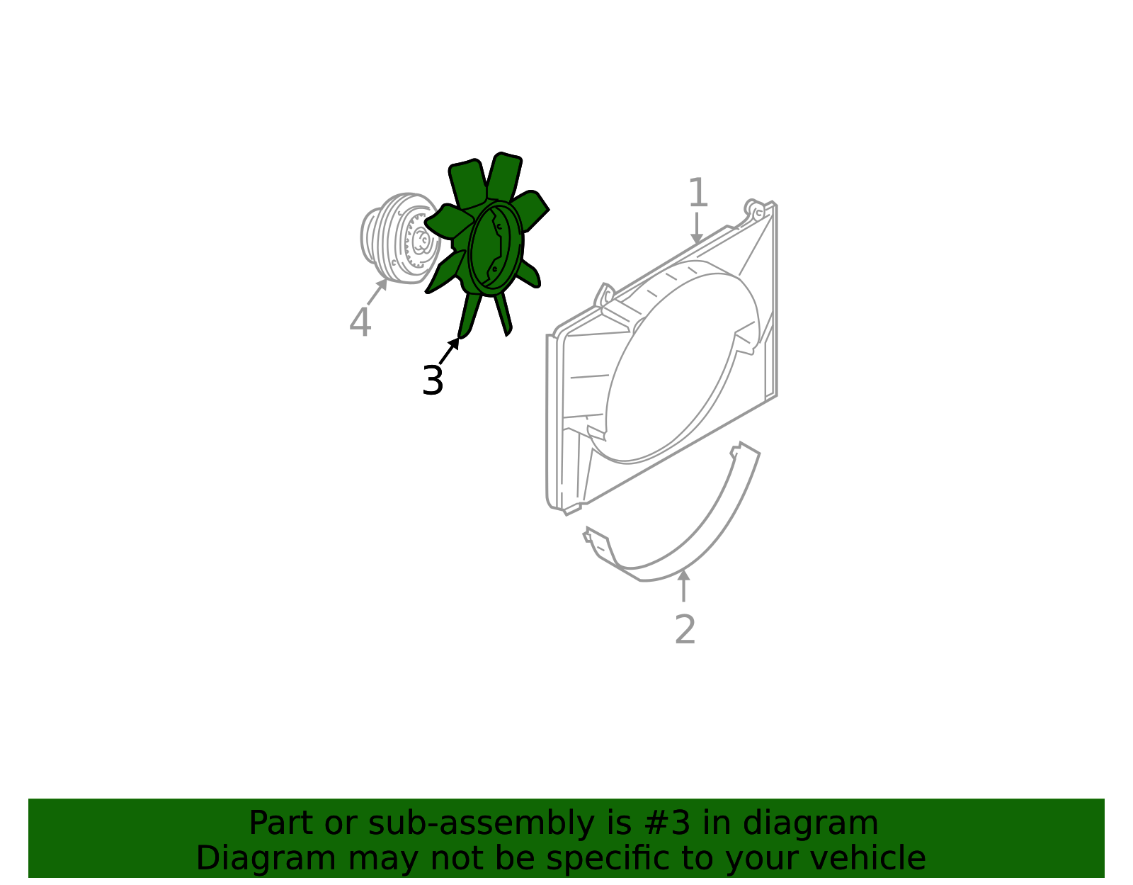 1990-2000 Nissan 300zx Z32 Radiator Cooling Fan Blade 21060-40P0A