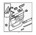 LR016879 - : Door Trim Panel for Land-Rover Image