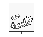 XDC000071 - Body: Courtesy Lamp for Land Rover: LR2, LR3, LR4, Range Rover, Range Rover Sport Image