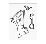22808329 - Body: Inner Hinge Pillar for GM Image