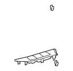 7424033110E0 - Body: Switch Panel for Lexus: ES350 Image