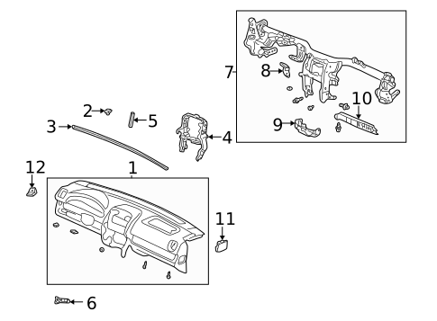 Instrument Panel for 2004 Honda CR-V #0
