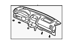 77102S9AA01ZB - Body: Instrument Panel for Honda: CR-V Image