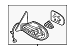 96301ZN56E - : Mirror Assembly for Nissan Image