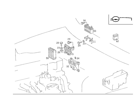 Control Units for 1986 Mercedes-Benz 300E #1