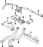 4595555 - Body: Heat Exchanger for Chrysler: Cirrus, Sebring | Dodge: Stratus Image