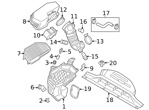Air Intake for 2013 Hyundai Genesis Coupe #0