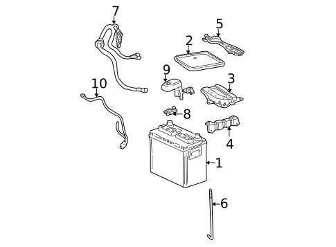 Battery for 2008 Toyota Corolla #0