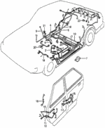 32108672020 - : Wire Harness, Rear for Honda Image