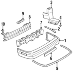 19120971 - Body: Bumper Cover for Buick: Regal Image