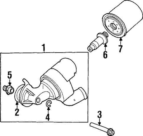 Oil Cooler for 2000 Mercury Mountaineer #0