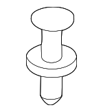 51118174185 - Body: Lower Trim Rivet for Mini Image
