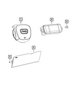 5XU982X9AB - : Driver Air Bag for Mopar Image