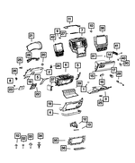 6MT781X8AD - : Instrument Panel Bezel for Ram: 2500 Image