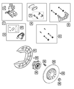 68242659AB - : Brake Rotor for Chrysler: 200 | Jeep: Cherokee Image