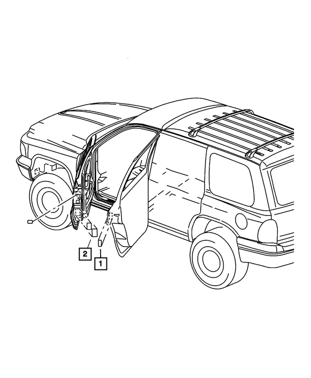 5056072AA - Labels All Vehicle Locations: Child Protection Lock Label for Mopar Image image