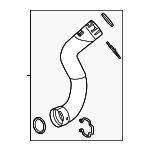 60009112 - Cooling System: Outlet Tube for Buick: Encore GX | Chevrolet: Trailblazer Image