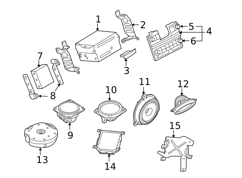 Sound System for 2011 INFINITI FX35 #0