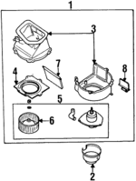 27200F4311 - : Blower Assembly for Nissan: Sentra Image