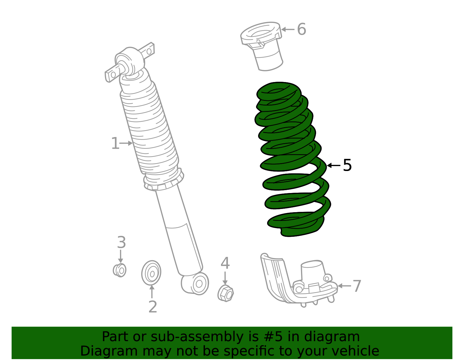 OEM 2018-2025 Honda Odyssey Coil Spring 52441-THR-A11 | Honda