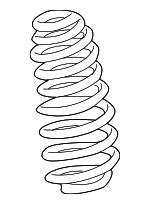 52441THRA01 - : Coil Spring for Honda: Odyssey Image
