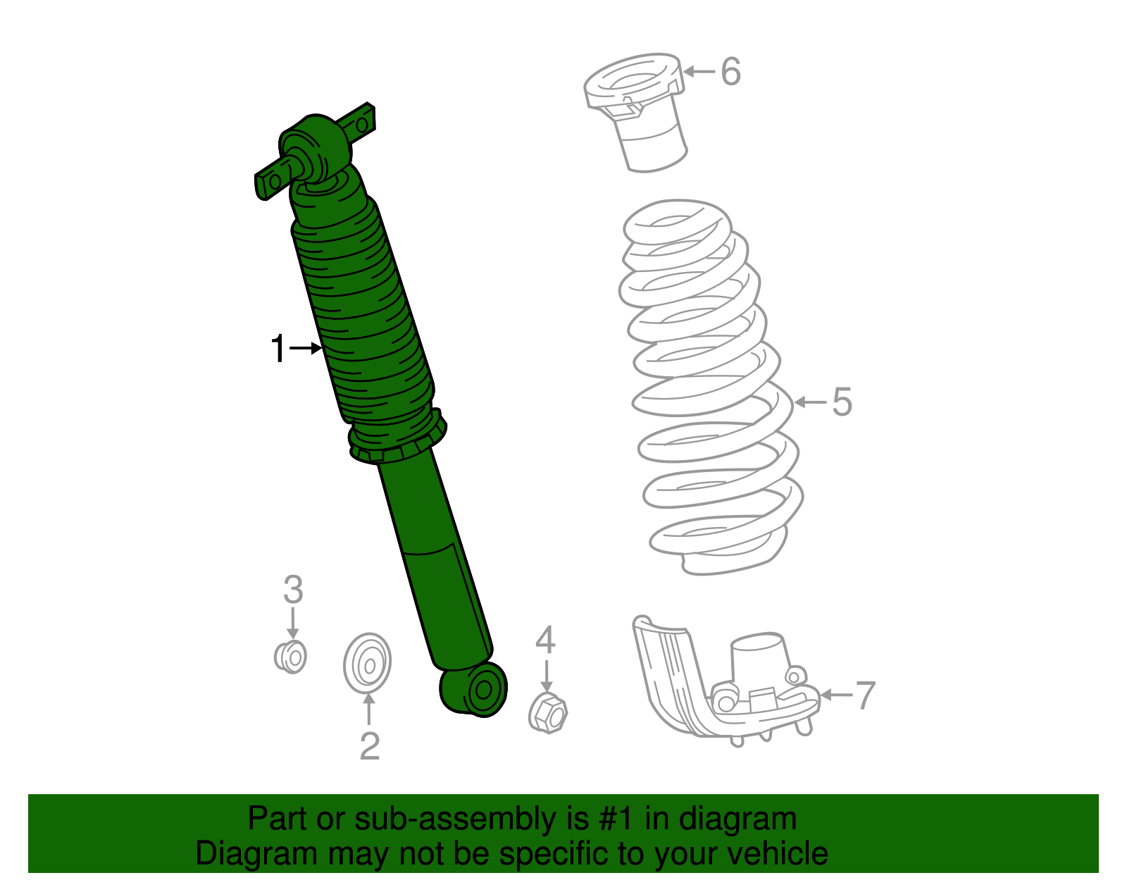 2018-2024 Honda Odyssey Shock Absorber 52610-THR-A12 | Honda