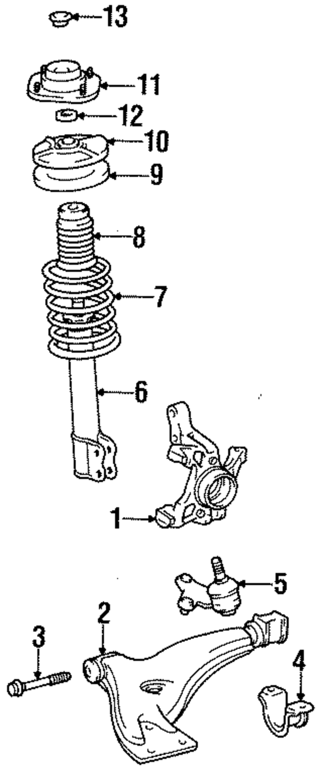 4833116070 - : Strut Bumper for Toyota Image