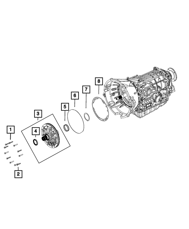 68214886AA - Transmission: Hex Head Bolt And Washer for Mopar Image
