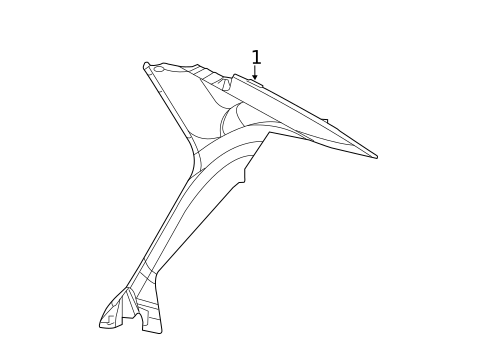 Interior Trim - Quarter Panels for 2013 Dodge Dart #0