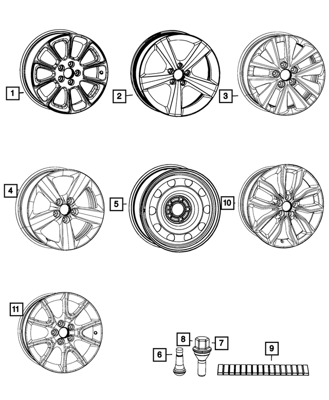 5154061AA - Wheels: Wheel Weight for Mopar Image image