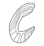 34106870529 - Brakes: Splash Shield for BMW: X3, X4 Image