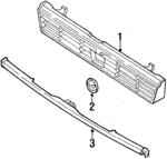 791064960 - Body: Grille for Subaru: Justy Image