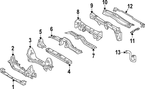 Crossmembers & Components for 2022 Toyota Tundra #2