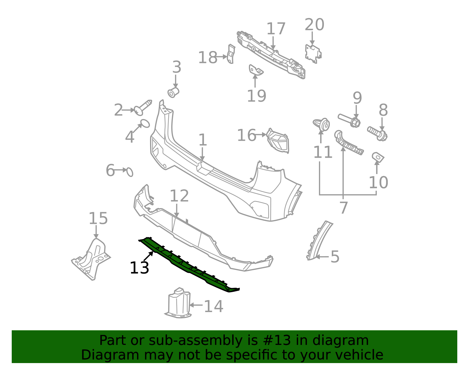 86665-G5500 - Skid Plate 2020-2022 Kia Niro | Kia.Parts Store