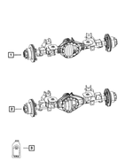 68583858AC - : Rear Complete Axle Assembly for Mopar Image