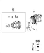 68245083AA - Air Conditioners and Heaters: Air Conditioning Compressor for Mopar Image