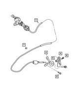 6032633AB - Automatic Transmission Multi-Speed: Vent Tube Clip for Dodge: Ram 1500, Ram 2500, Ram 3500 | Jeep: Commander, Grand Cherokee, Liberty, Wrangler Image