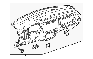 5C1857001A82V - Body: Instrument Panel for Volkswagen: Beetle Image