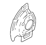 52010214AC - Brakes: Splash Shield for Mopar Image
