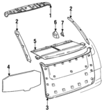 6493328010 - : Holder Bracket for Toyota: Previa Image