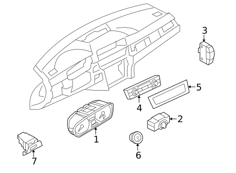 Cluster & Switches for 2008 BMW 135i #0