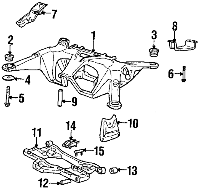 985059 - : Upper Cross-Member Front Bolt for Volvo Image