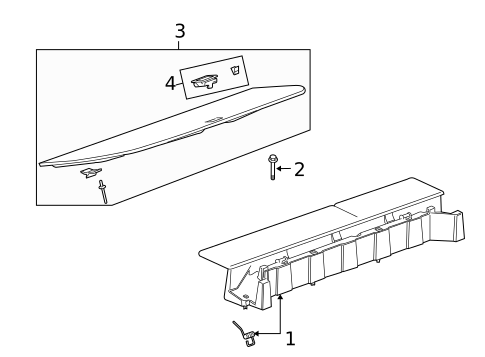 Storage Compartment for 2017 Chevrolet Traverse #0