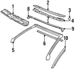 6313220230 - Body: Header Panel for Toyota Image
