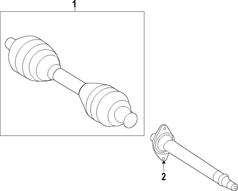 Axle Shafts & Joints for 2018 INFINITI QX30 #0