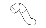 1505A310 - Cooling System: By-Pass Hose for Mitsubishi Image