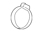 MD132568 - Cooling System: Clamp for Mitsubishi Image