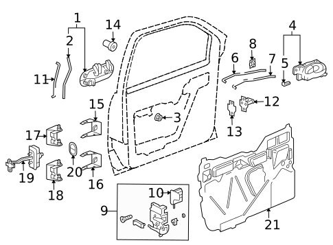 Front Door for 2006 Isuzu Ascender #2