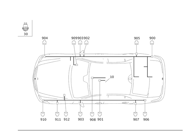 2108209610 - Electrical System: Switch for Mercedes-Benz Image image